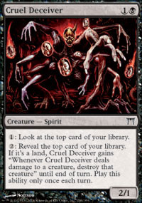 MTG [FR] CHK 106 FOURBE CRUEL (CREATURE : ESPRIT)