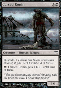 MTG [FR] CHK 107 RONIN MAUDIT (CREATURE : HUMAIN ET SAMOURAI)
