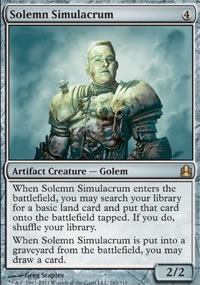 MTG [FR] COM 262 SIMULACRE SOLENNEL (CREATURE-ARTEFACT : GOLEM)