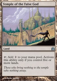 MTG [FR] COM 290 TEMPLE DE LA FAUSSE DIVINITE (TERRAIN)