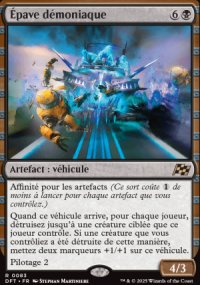 MTG [FR] DFT 083 &Eacute;PAVE DEMONIAQUE (ARTEFACT : VEHICULE)