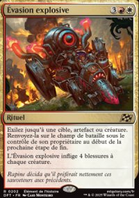 MTG [FR] DFT 202 EVASION EXPLOSIVE (RITUEL)