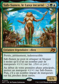 MTG [FR] DFT 221 SAB-SUNEN, LE LUXA INCARNE (CREATURE LEGENDAIRE : DIEU)