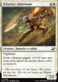 MTG [FR] EOE 008 ZELATRICE CLAIRELAME (CREATURE : HUMAIN ET SOLDAT)