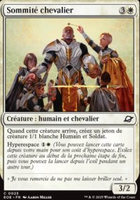 MTG [FR] EOE 023 SOMMITE CHEVALIER (CREATURE : HUMAIN ET CHEVALIER)