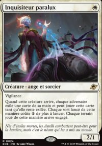 MTG [FR] EOE 024 INQUISITEUR PARALUX 1 (CREATURE : ANGE ET SORCIER)