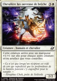 MTG [FR] EOE 026 CHEVALIERE LUX OUVREUSE DE BRECHE (CREATURE : HUMAIN ET CHEVALIER)