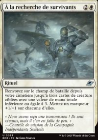 MTG [FR] EOE 033 &Agrave; LA RECHERCHE DE SURVIVANTS (RITUEL)