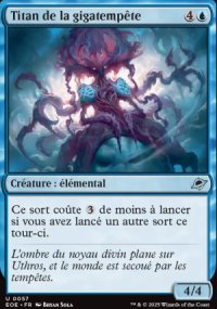 MTG [FR] EOE 057 TITAN DE LA GIGATEMPETE (CREATURE : ELEMENTAL)