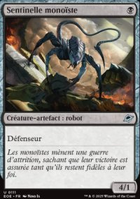 MTG [FR] EOE 111 SENTINELLE MONOISTE (CREATURE-ARTEFACT : ROBOT)