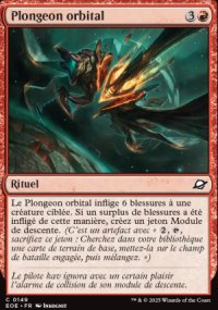 MTG [FR] EOE (FOIL) 149 PLONGEON ORBITAL (RITUEL)