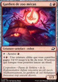 MTG [FR] EOE 170 GARDIEN DE ZOO MECAN (CREATURE-ARTEFACT : ROBOT)