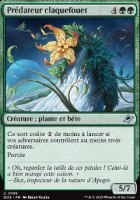 MTG [FR] EOE 195 PREDATEUR CLAQUEFOUET (CREATURE : PLANTE ET BETE)