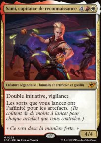 MTG [FR] EOE 226 SAMI, CAPITAINE DE RECONNAISSANCE 1 (CREATURE LEGENDAIRE : HUMAIN ET ARTIFICIER ET