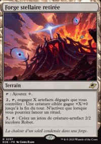 MTG [FR] EOE 257 FORGE STELLAIRE RETIREE 1 (TERRAIN)