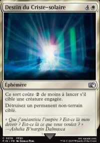 MTG FIN 0019 DESTIN DU CRISTE-SOLAIRE [FFXII] - [FR]