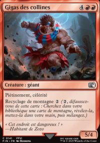 MTG FIN 0141 GIGAS DES COLLINES [FFVI] - [FR]