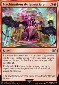 MTG [FR] FIN (FOIL) 0159 MACHINATIONS DE LA SORCI&Egrave;RE [FFVIII]