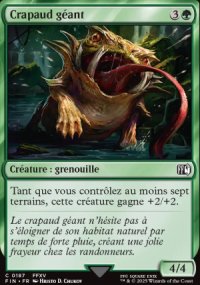 MTG FIN 0187 CRAPAUD GÉANT [FFXV] - [FR]