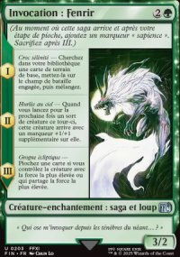 MTG FIN 0203 INVOCATION : FENRIR 1 [FFXI] - [FR]