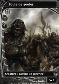 MTG [FR] FUT 088 FOULE DE GOULES (CREATURE : ZOMBIE ET GUERRIER)