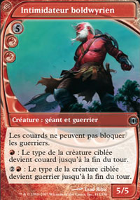 MTG [FR] FUT 111 INTIMIDATEUR BOLDWYRIEN (CREATURE : GEANT ET GUERRIER)