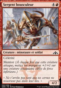 MTG [FR] GRN 092 SERGENT BOUSCULEUR (CREATURE : MINOTAURE ET SOLDAT)
