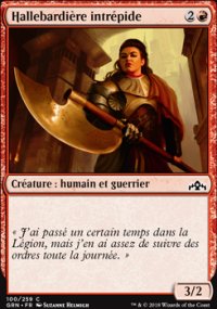 MTG [FR] GRN 100 HALLEBARDIERE INTREPIDE (CREATURE : HUMAIN ET GUERRIER)