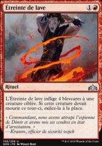 MTG [FR] GRN 108 &Eacute;TREINTE DE LAVE (RITUEL)