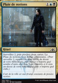 MTG [FR] GRN (FOIL) 193 PLUIE DE NOTIONS (RITUEL)