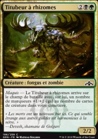 MTG [FR] GRN 196 TITUBEUR A RHIZOMES (CREATURE : FONGUS ET ZOMBIE)