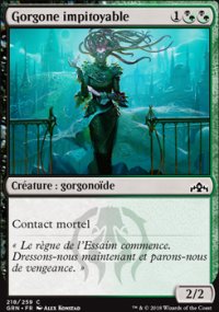 MTG [FR] GRN 218 GORGONE IMPITOYABLE (CREATURE : GORGONOIDE)