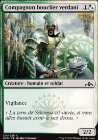 MTG [FR] GRN 219 COMPAGNON BOUCLIER VERDANI (CREATURE : HUMAIN ET SOLDAT)