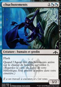 MTG [FR] GRN 220 AGENT DES CHUCHOTEMENTS (CREATURE : HUMAIN ET GREDIN)