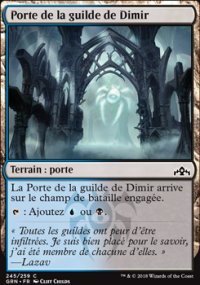 MTG [FR] GRN 245 PORTE DE LA GUILDE DE DIMIR 1 (TERRAIN : PORTE)