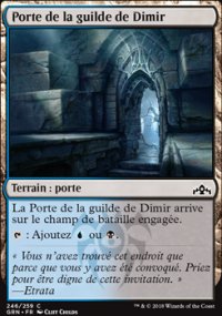 MTG [FR] GRN 246 PORTE DE LA GUILDE DE DIMIR 2 (TERRAIN : PORTE)