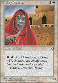 MTG [FR] HML 003 MERE ABBESSE 2 (CREATURE : HUMAIN ET CLERC)