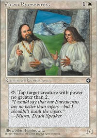 MTG [FR] HML 005 BUREAUCRATES AYSENIENS 2 (CREATURE : HUMAIN ET CONSEILLER)