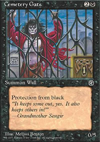 MTG [FR] HML 054 GRILLE DU CIMETIERE 1 (CREATURE : MUR)