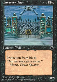 MTG [FR] HML 055 GRILLE DU CIMETIERE 2 (CREATURE : MUR)