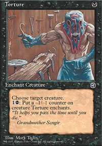 MTG [FR] HML 073 TORTURE 1 (ENCHANTEMENT : AURA)