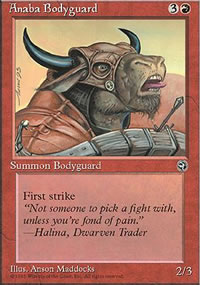 MTG [FR] HML 084 GARDE DU CORPS ANABAAN 2 (CREATURE : MINOTAURE)