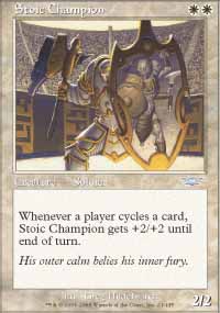 MTG [FR] LGN 021 CHAMPION STOIQUE (CREATURE : HUMAIN ET SOLDAT)