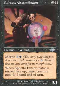 MTG [FR] LGN (FOIL) 059 EXTERMINATEUR APHETTIEN (CREATURE : HUMAIN ET SORCIER)