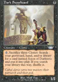 MTG [FR] LGN 064 OBSCUR SUPPLICATEUR (CREATURE : HUMAIN ET CLERC)