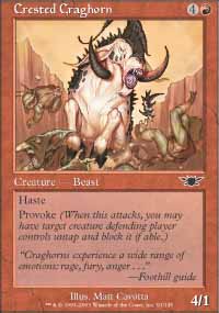MTG [FR] LGN (FOIL) 091 CORNEROC A CRETE (CREATURE : CHEVRE ET BETE)
