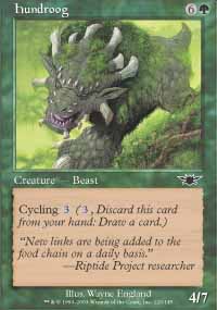 MTG [FR] LGN 129 HUNDROOG (CREATURE : BETE)