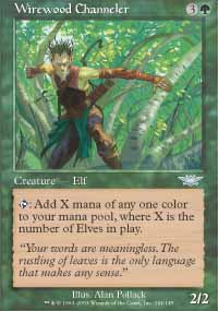 MTG [FR] LGN 144 CANALISEUR DE BRINBOIS (CREATURE : ELFE ET DRUIDE)