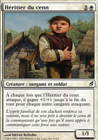 MTG [FR] LRW 008 HERITIER DU CENN (CREATURE : SANGAMI ET SOLDAT)