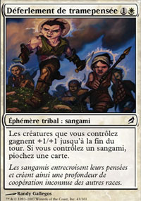 MTG [FR] LRW 043 DEFERLEMENT DE TRAMEPENSEE (ÉPHEMERE TRIBAL : SANGAMI)